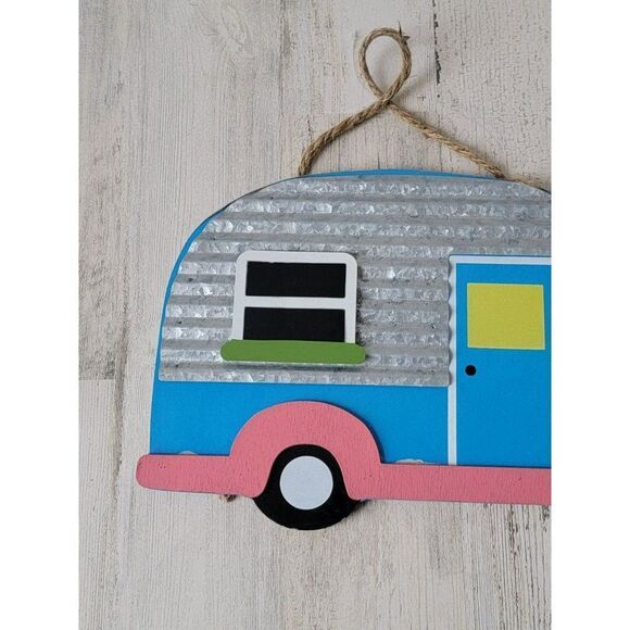 Blue RV‎ camper Woods sign wooden Decor prop - Picture 2 of 4